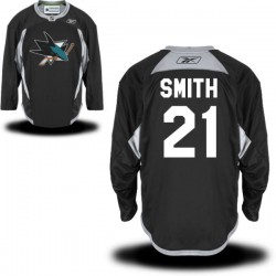 Ben Smith San Jose Sharks Reebok Premier Practice Team Jersey (Black)