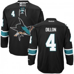 Brenden Dillon San Jose Sharks Reebok Premier Alternate Jersey (Black)
