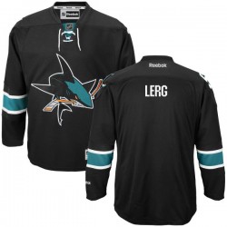 Bryan Lerg San Jose Sharks Reebok Premier Alternate Jersey (Black)