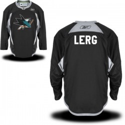 Bryan Lerg San Jose Sharks Reebok Authentic Practice Team Jersey (Black)