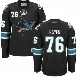 Eriah Hayes San Jose Sharks Reebok Women's Premier Alternate Jersey (Black)
