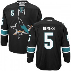 Jason Demers San Jose Sharks Reebok Premier Alternate Jersey (Black)