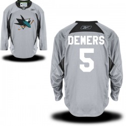 Jason Demers San Jose Sharks Reebok Authentic Gray Practice Alternate Jersey ()