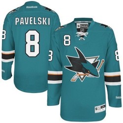 Joe Pavelski San Jose Sharks Reebok Authentic Teal Home Jersey (Green)