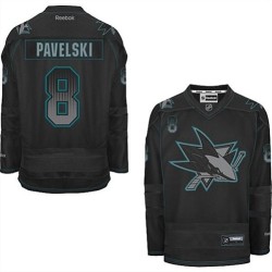 Joe Pavelski San Jose Sharks Reebok Authentic Accelerator Jersey (Black)