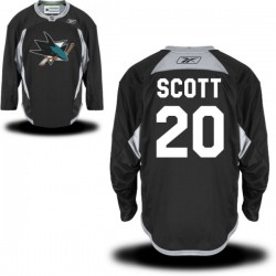 John Scott San Jose Sharks Reebok Authentic Practice Team Jersey (Black)