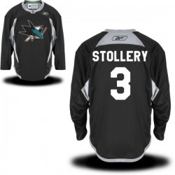 Karl Stollery San Jose Sharks Reebok Premier Practice Team Jersey (Black)