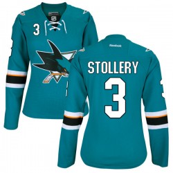 Karl Stollery San Jose Sharks Reebok Women's Authentic Teal Home Jersey ()