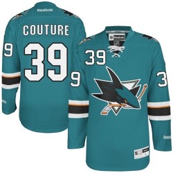 Logan Couture San Jose Sharks Reebok Youth Authentic Teal Home Jersey (Green)