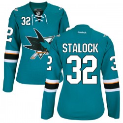 Alex Stalock San Jose Sharks Reebok Women's Premier Teal Home Jersey ()