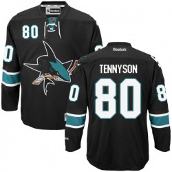 Matt Tennyson San Jose Sharks Reebok Premier Alternate Jersey (Black)