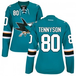 Matt Tennyson San Jose Sharks Reebok Women's Authentic Teal Home Jersey ()
