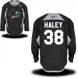 Micheal Haley San Jose Sharks Reebok Premier Practice Team Jersey (Black)