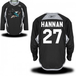 Scott Hannan San Jose Sharks Reebok Premier Practice Team Jersey (Black)