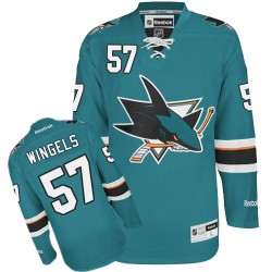 Tommy Wingels San Jose Sharks Reebok Authentic Teal Home Jersey (Green)