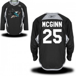 Tye Mcginn San Jose Sharks Reebok Premier Practice Team Jersey (Black)