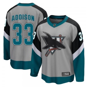 Calen Addison San Jose Sharks Fanatics Branded Youth Breakaway 2020/21 Special Edition Jersey (Gray)