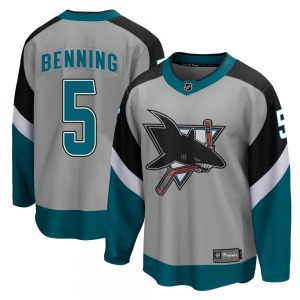 Matt Benning San Jose Sharks Fanatics Branded Youth Breakaway 2020/21 Special Edition Jersey (Gray)