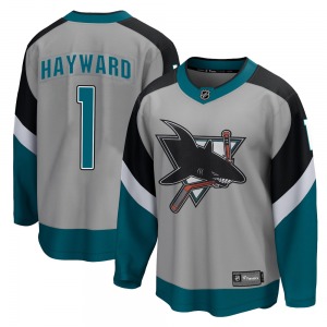 Brian Hayward San Jose Sharks Fanatics Branded Youth Breakaway 2020/21 Special Edition Jersey (Gray)