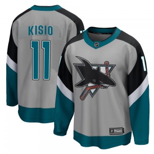 Kelly Kisio San Jose Sharks Fanatics Branded Youth Breakaway 2020/21 Special Edition Jersey (Gray)
