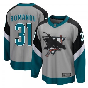 Georgi Romanov San Jose Sharks Fanatics Branded Youth Breakaway 2020/21 Special Edition Jersey (Gray)
