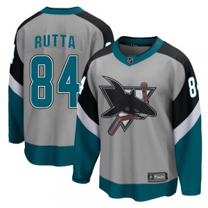 Jan Rutta San Jose Sharks Fanatics Branded Youth Breakaway 2020/21 Special Edition Jersey (Gray)