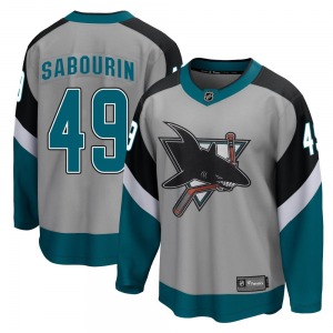 Scott Sabourin San Jose Sharks Fanatics Branded Youth Breakaway 2020/21 Special Edition Jersey (Gray)