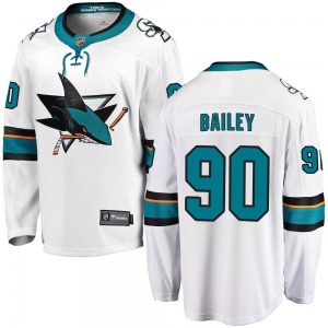 Justin Bailey San Jose Sharks Fanatics Branded Breakaway Away Jersey (White)