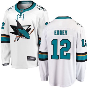 Bob Errey San Jose Sharks Fanatics Branded Breakaway Away Jersey (White)
