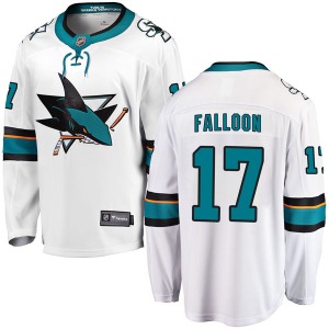 Pat Falloon San Jose Sharks Fanatics Branded Breakaway Away Jersey (White)