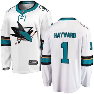 Brian Hayward San Jose Sharks Fanatics Branded Breakaway Away Jersey (White)