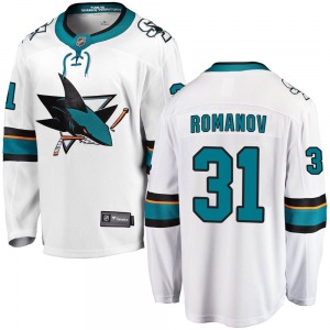 Georgi Romanov San Jose Sharks Fanatics Branded Breakaway Away Jersey (White)