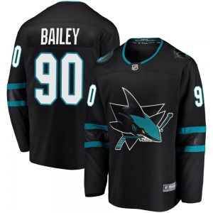 Justin Bailey San Jose Sharks Fanatics Branded Youth Breakaway Alternate Jersey (Black)