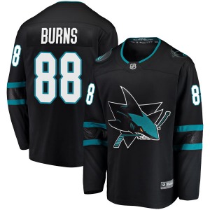 Brent Burns San Jose Sharks Fanatics Branded Youth Breakaway Alternate Jersey (Black)