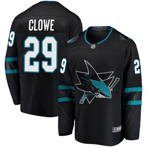 Ryane Clowe San Jose Sharks Fanatics Branded Youth Breakaway Alternate Jersey (Black)