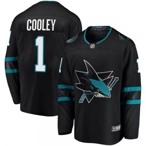 Devin Cooley San Jose Sharks Fanatics Branded Youth Breakaway Alternate Jersey (Black)