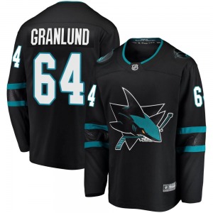 Mikael Granlund San Jose Sharks Fanatics Branded Youth Breakaway Alternate Jersey (Black)