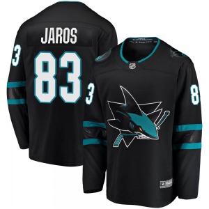 Christian Jaros San Jose Sharks Fanatics Branded Youth Breakaway Alternate Jersey (Black)