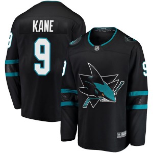 Evander Kane San Jose Sharks Fanatics Branded Youth Breakaway Alternate Jersey (Black)