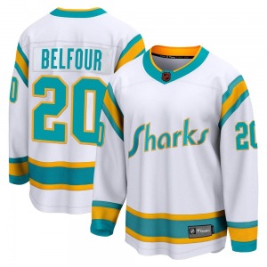 Ed Belfour San Jose Sharks Fanatics Branded Breakaway Special Edition 2.0 Jersey (White)