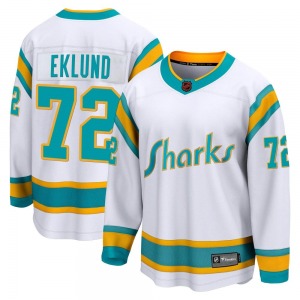 William Eklund San Jose Sharks Fanatics Branded Breakaway Special Edition 2.0 Jersey (White)