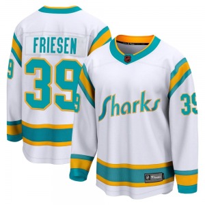 Jeff Friesen San Jose Sharks Fanatics Branded Breakaway Special Edition 2.0 Jersey (White)