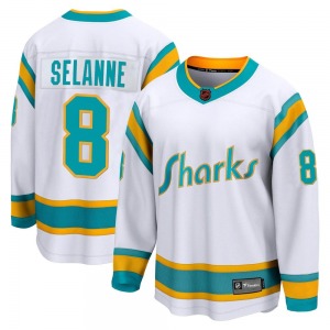 Teemu Selanne San Jose Sharks Fanatics Branded Breakaway Special Edition 2.0 Jersey (White)