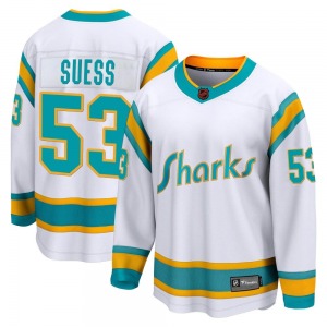 CJ Suess San Jose Sharks Fanatics Branded Breakaway Special Edition 2.0 Jersey (White)