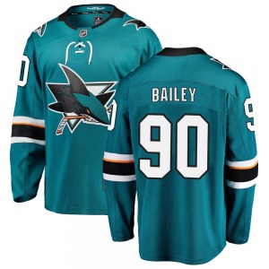 Justin Bailey San Jose Sharks Fanatics Branded Breakaway Home Jersey (Teal)