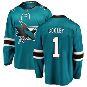 Devin Cooley San Jose Sharks Fanatics Branded Breakaway Home Jersey (Teal)