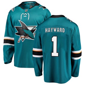 Brian Hayward San Jose Sharks Fanatics Branded Breakaway Home Jersey (Teal)