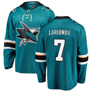 Igor Larionov San Jose Sharks Fanatics Branded Breakaway Home Jersey (Teal)