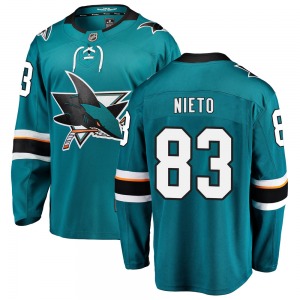 Matt Nieto San Jose Sharks Fanatics Branded Breakaway Home Jersey (Teal)