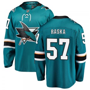 Adam Raska San Jose Sharks Fanatics Branded Breakaway Home Jersey (Teal)
